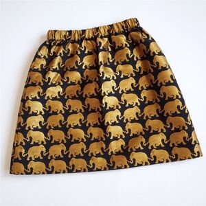 J Crew Crewcuts Golden Elephant Skirt 8